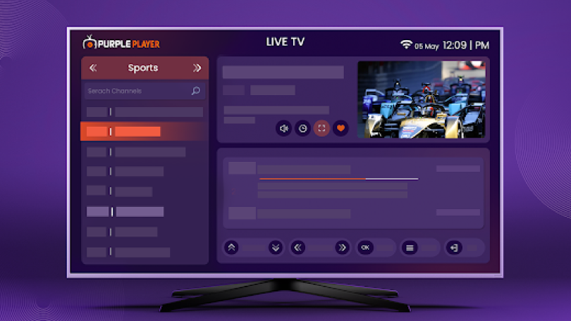 Purple Player 'LIVE TV'
